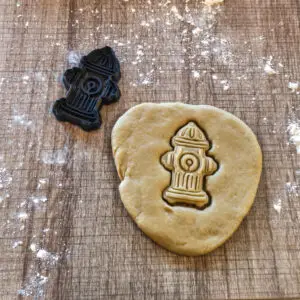 Feuerhydrant Ausstecher | Feuerwehr Keksform für Rettungsdienst & Kindergeburtstag