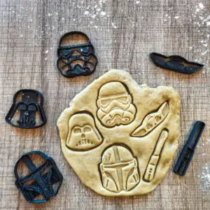 Star Wars Ausstecher | Keksform Grogu, Mando, Lichtschwert, Darth Vader, Stormtrooper –
