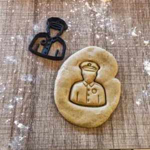 Polizist Ausstecher | Polizei Keksform für Kinder & Motto-Partys