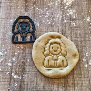 Richterin Ausstecher | Keksform Richterin in Robe für Juristen & Examensfeier