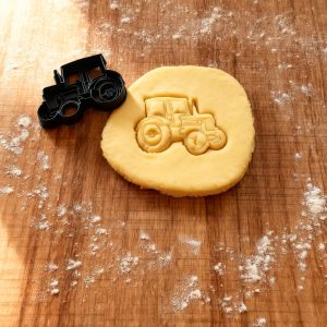 Traktor mit Kabine Ausstecher | Robuste Keksform für Kindergeburtstage