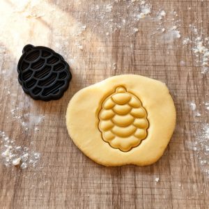 Tannenzapfen Ausstecher | Detaillierte Keksform für Weihnachtsgebäck