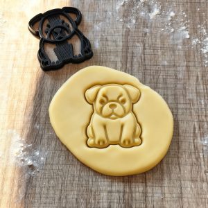 Bulldogge Ausstecher | Charmante Keksform für Fondant & Marzipan