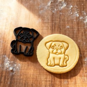 Mops Ausstecher | Niedliche Keksform für Hundeliebhaber