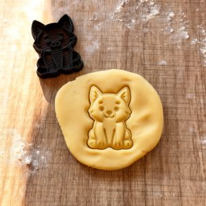Sitzender Fuchs Ausstecher | Niedliche Keksform für Backspaß