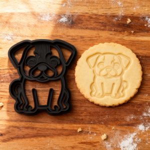 Baby Welpe Mops-Ausstecher