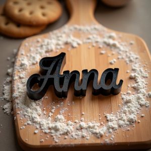 Personalisierter Cookie-Cutter (Name, Datum, Spruch)