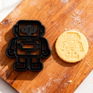 Roboter Ausstecher | Futuristische Keksform für Kinder & Technikfans