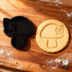 Maipilz mit Blatt-Ausstecher (Pilze)