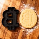 Bitcoin Symbol-Ausstecher