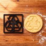 Recycling Symbol-Ausstecher