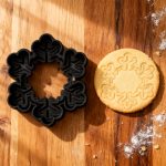 Schneeflocke Ausstecher „Kristall“ | Geometrisches Schneeflocken-Motiv