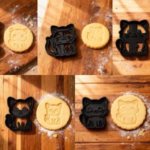 Baby-Kätzchen Rassen-Set Ausstecher (5 Stück)