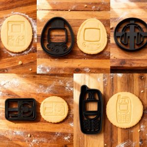 Retro-Gadgets-Set Ausstecher (5 Stück)