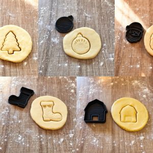 Weihnachten Baum & Schmuck-Set Ausstecher (5 Stück)